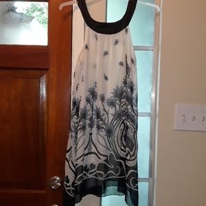 Black and white dress